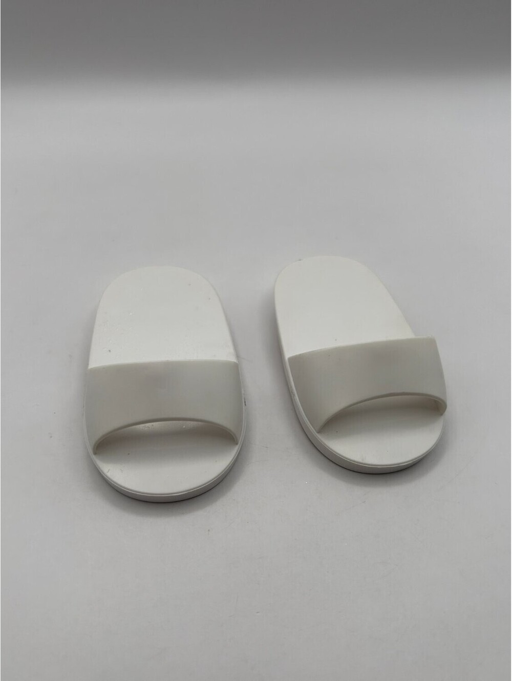 Sanrio White Doll Slide Sandals Pair Made in China Fashion Doll Shoes Accessory